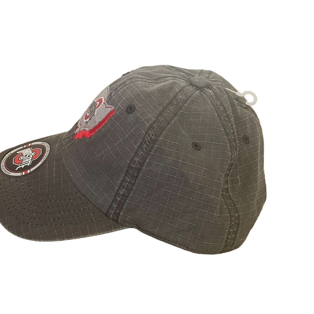 OHIO STATE Hat Snapback Ripstop Gray OSU Buckeyes NCAA Big 10 University College - Picture 4 of 11